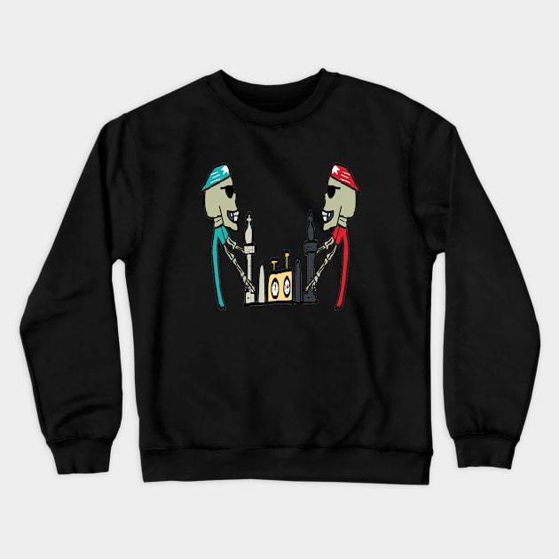 Chess Crewneck Sweatshirt by Mark Ewbie